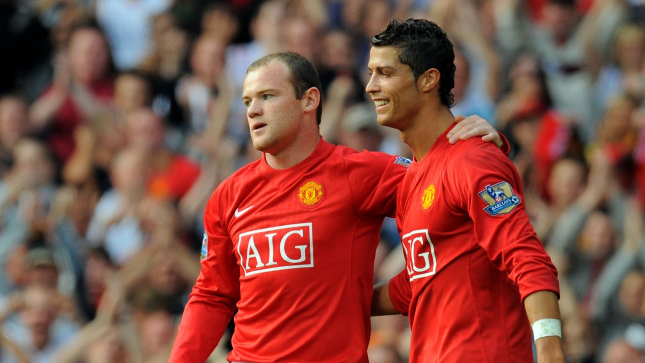 Wayne Rooney dan Cristiano Ronaldo