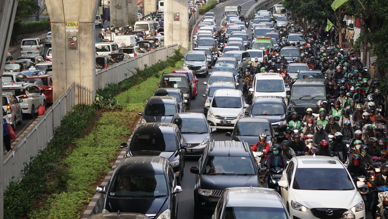 Ilustrasi Kemacetan Jakarta