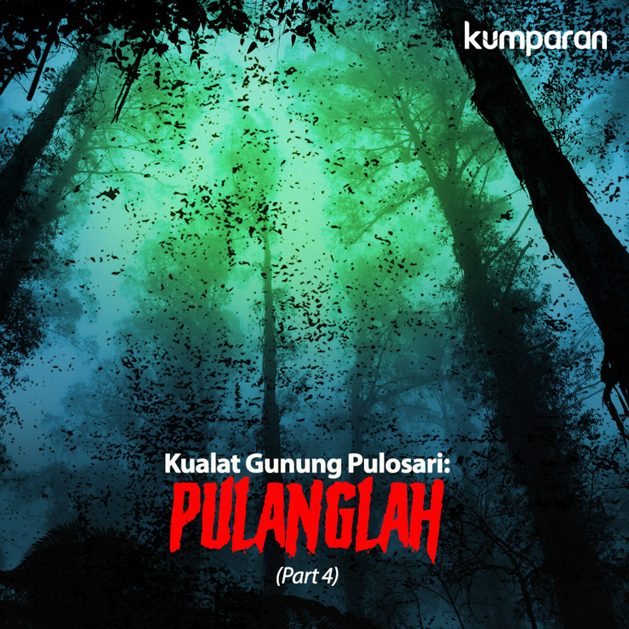 Ilustrasi cerita horor Kualat Gunung Pulosari