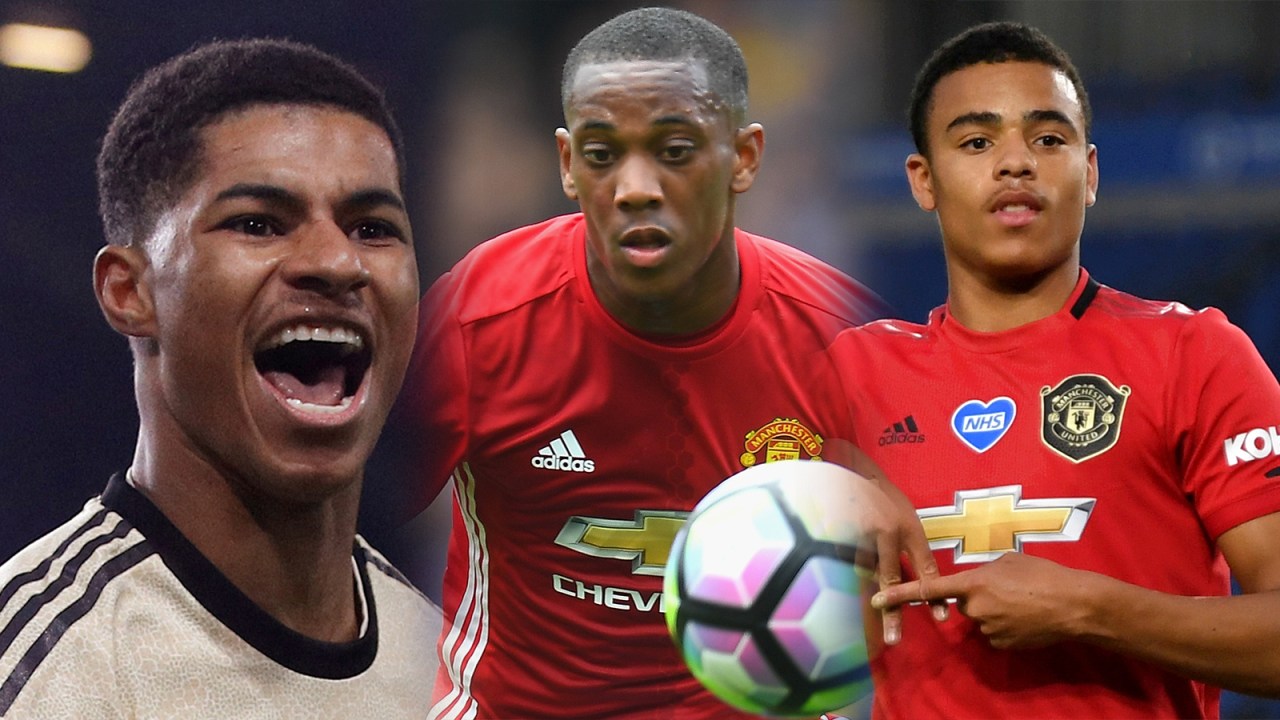 Marcus Rashford, Anthony Martial dan Greenwood