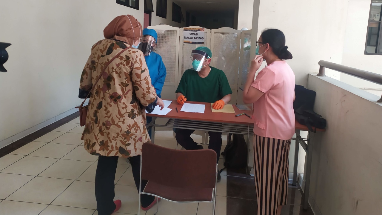 Relawan uji klinis vaksin corona Bandung