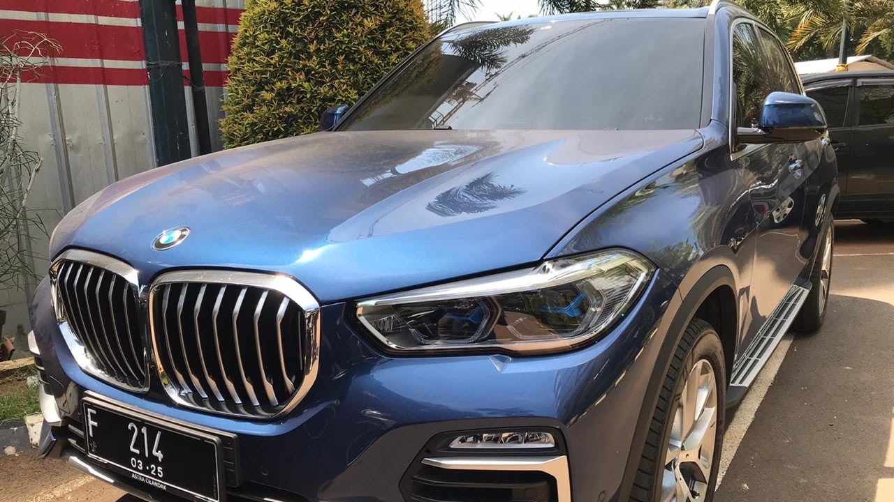 Mobil BMW yang disita Kejaksaan Agung dari Jaksa Pinangki