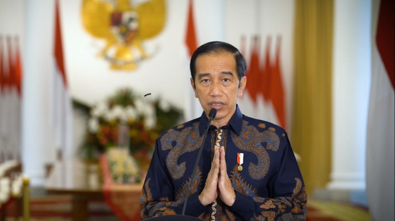 Presiden Jokowi Membuka kumparan festival UMKM.