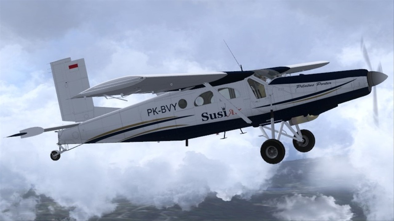 LIPSUS Susi Air- Pesawat Susi Air