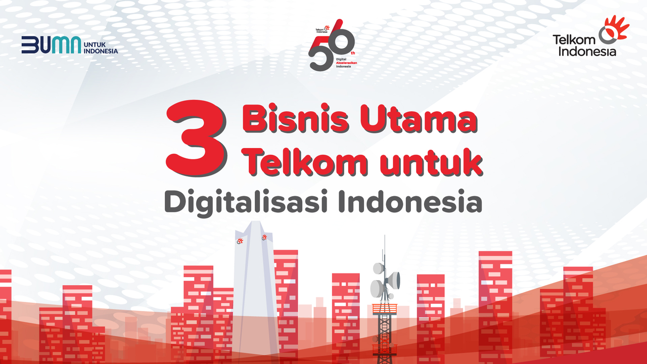 3 Bisnis Utama Telkom untuk Digitalisasi Indonesia