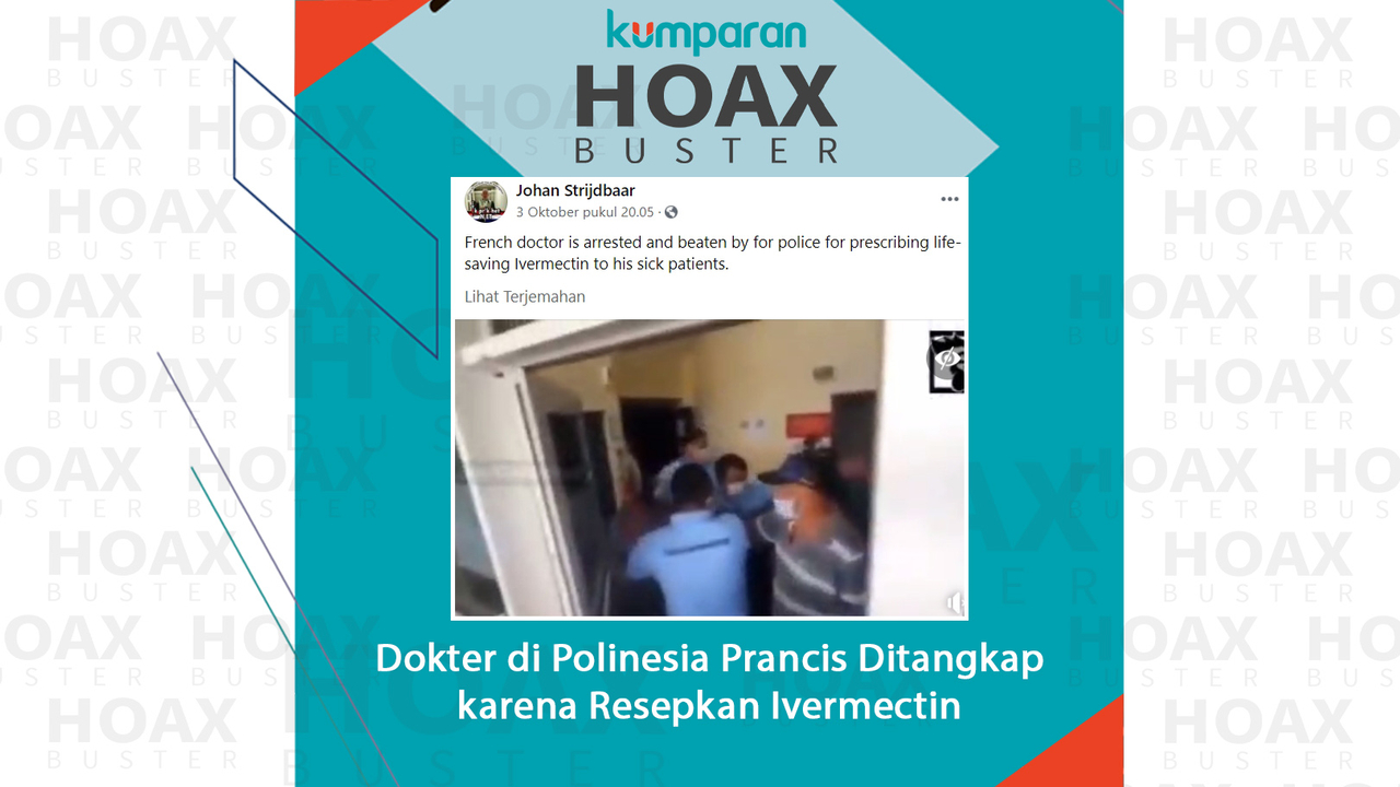 Hoaxbuster dokter di Polinesia Prancis ditangkap