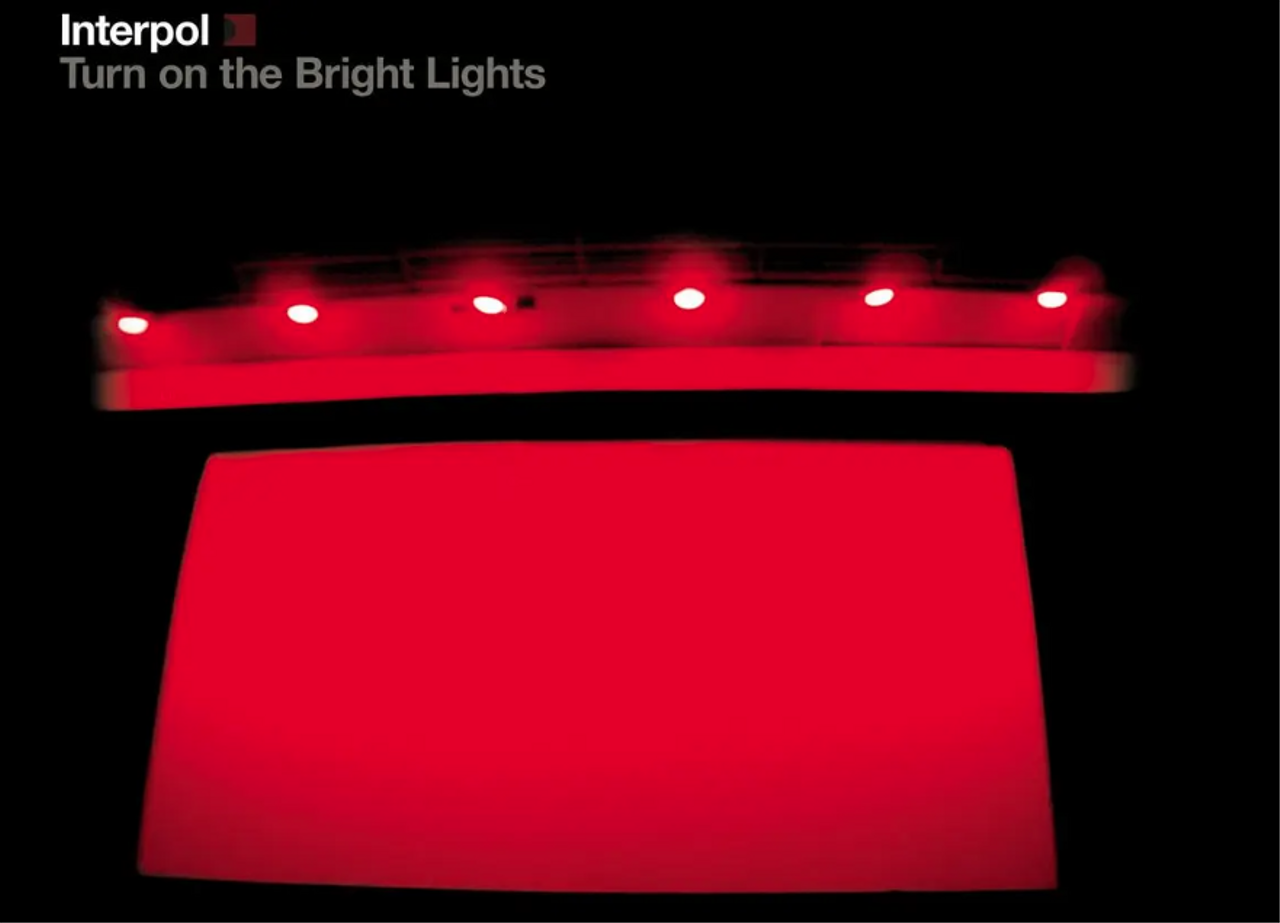 Cover album band Interpol - Turn on The Bright Lights.
