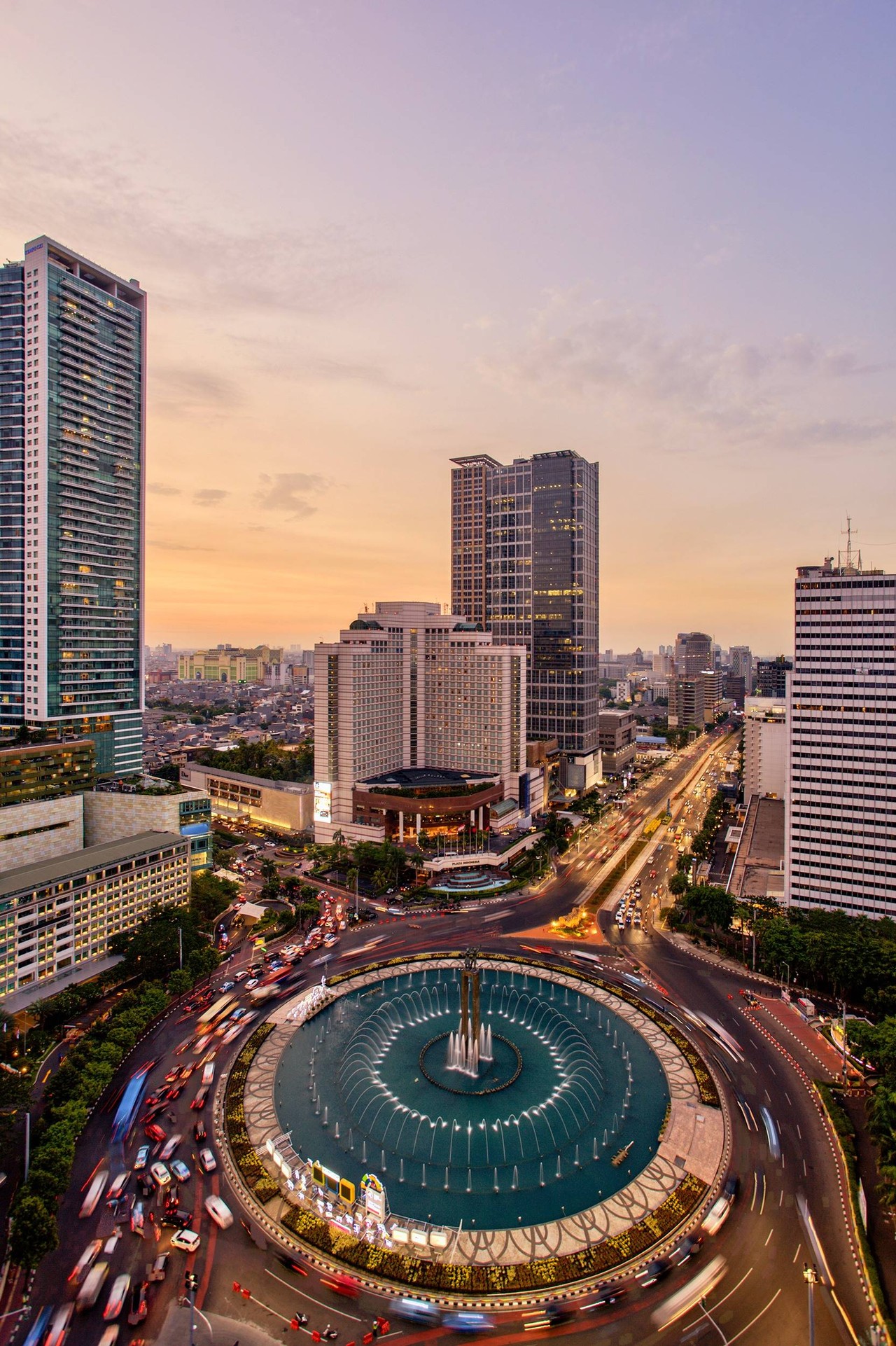 Ilustrasi kota Jakarta