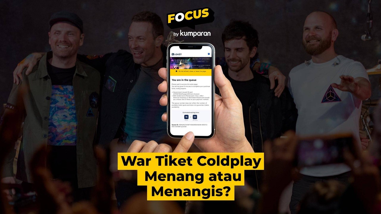 Cover Collection Focus War Tiket Coldplay