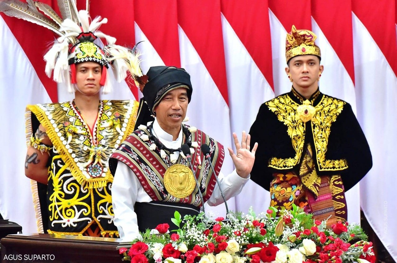 Presiden Jokowi di Sidang Tahunan MPR