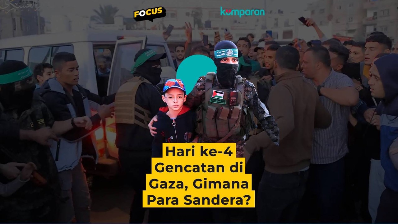Cover collection Focus hari ke-4 gencatan di Gaza