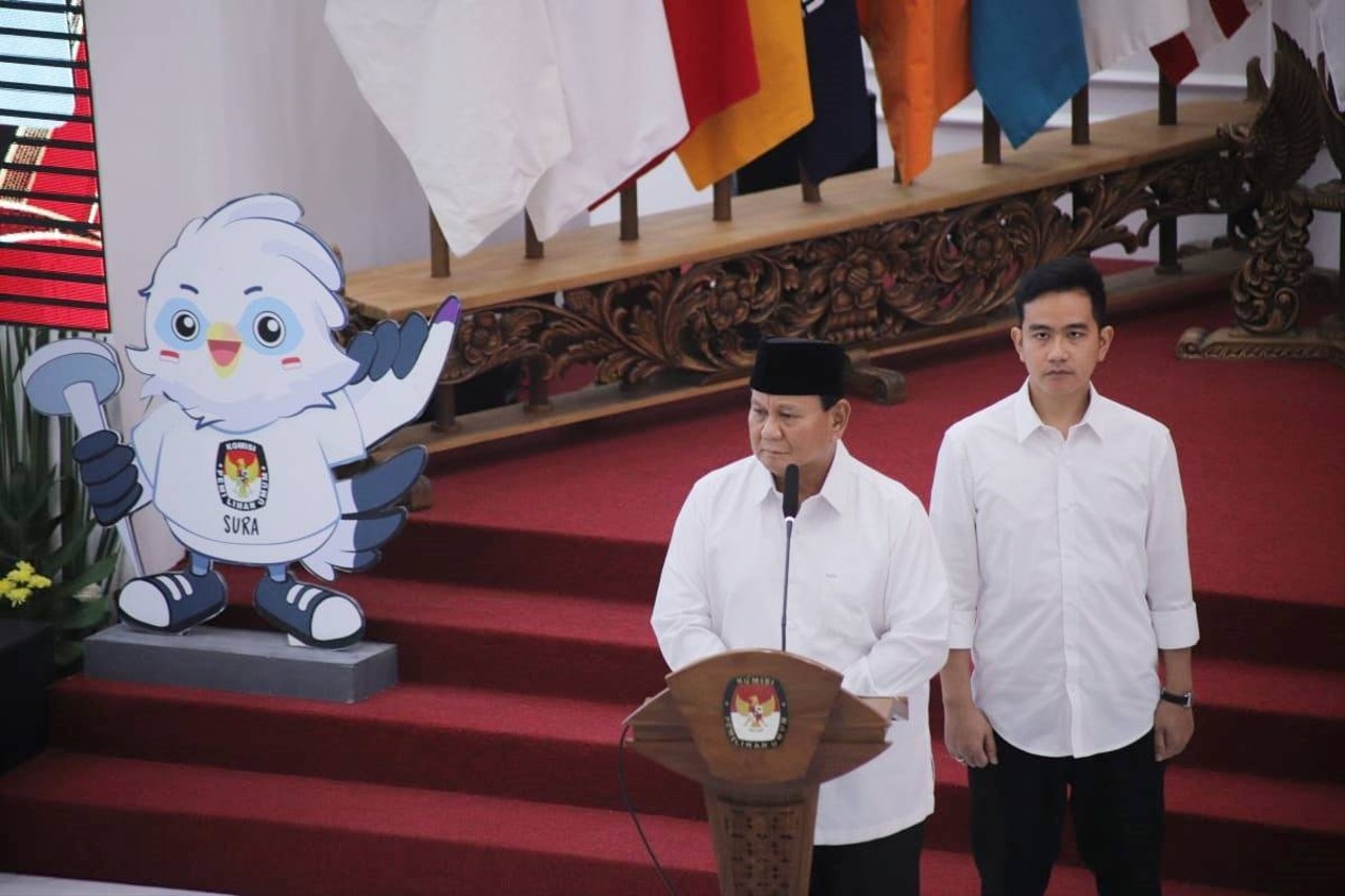 Rapat Pleno Penetapan Prabowo-Gibran Pemenang Pilpres 2024