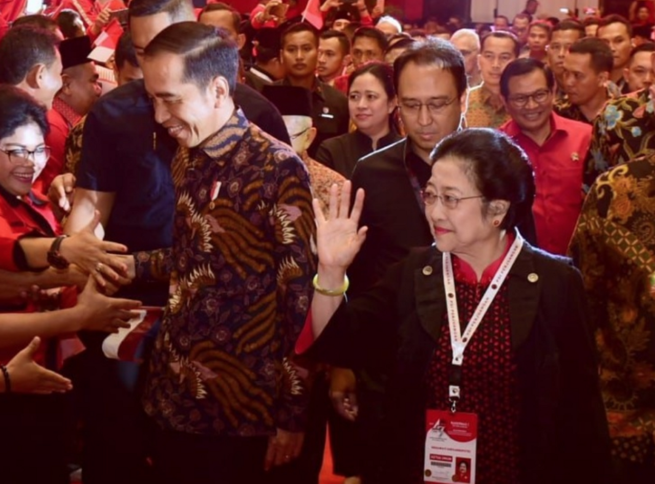 Presiden Jokowi dan Megawati