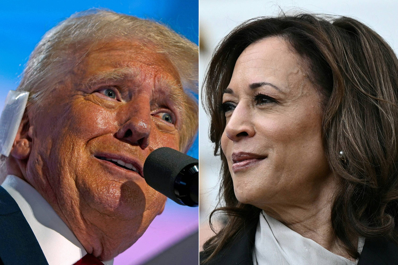 Donald Trump dan Kamala Harris