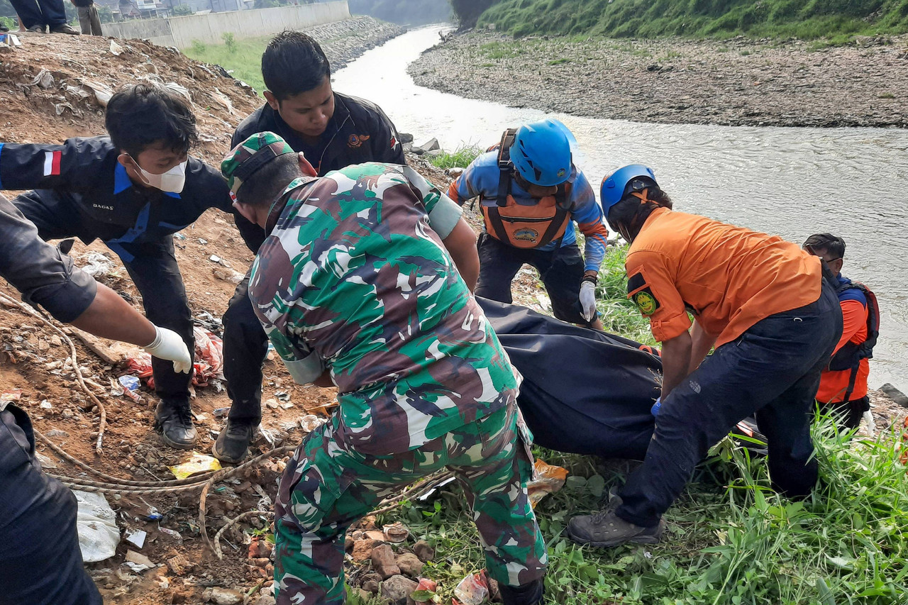 Lokasi temuan 7 mayat di Jatiasih