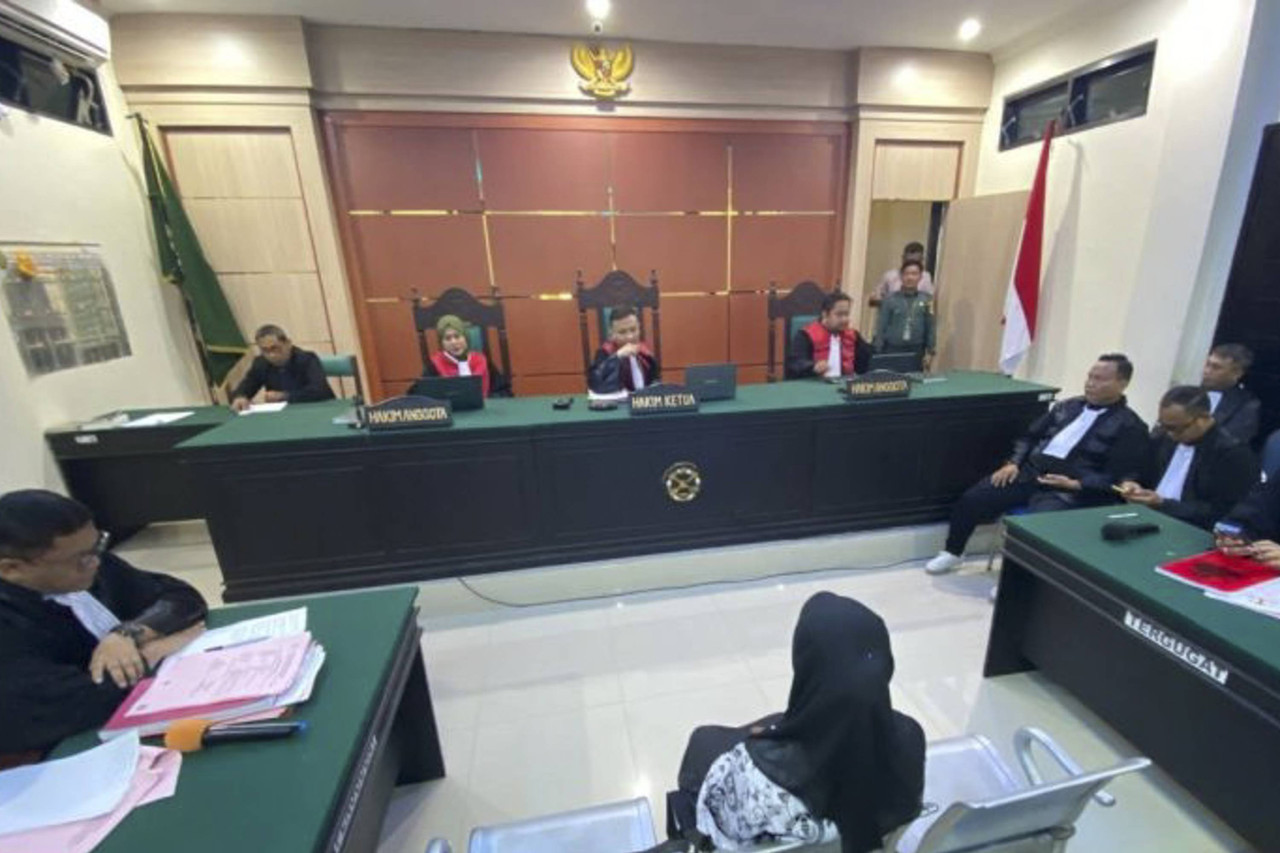 Supriyani menjalani sidang