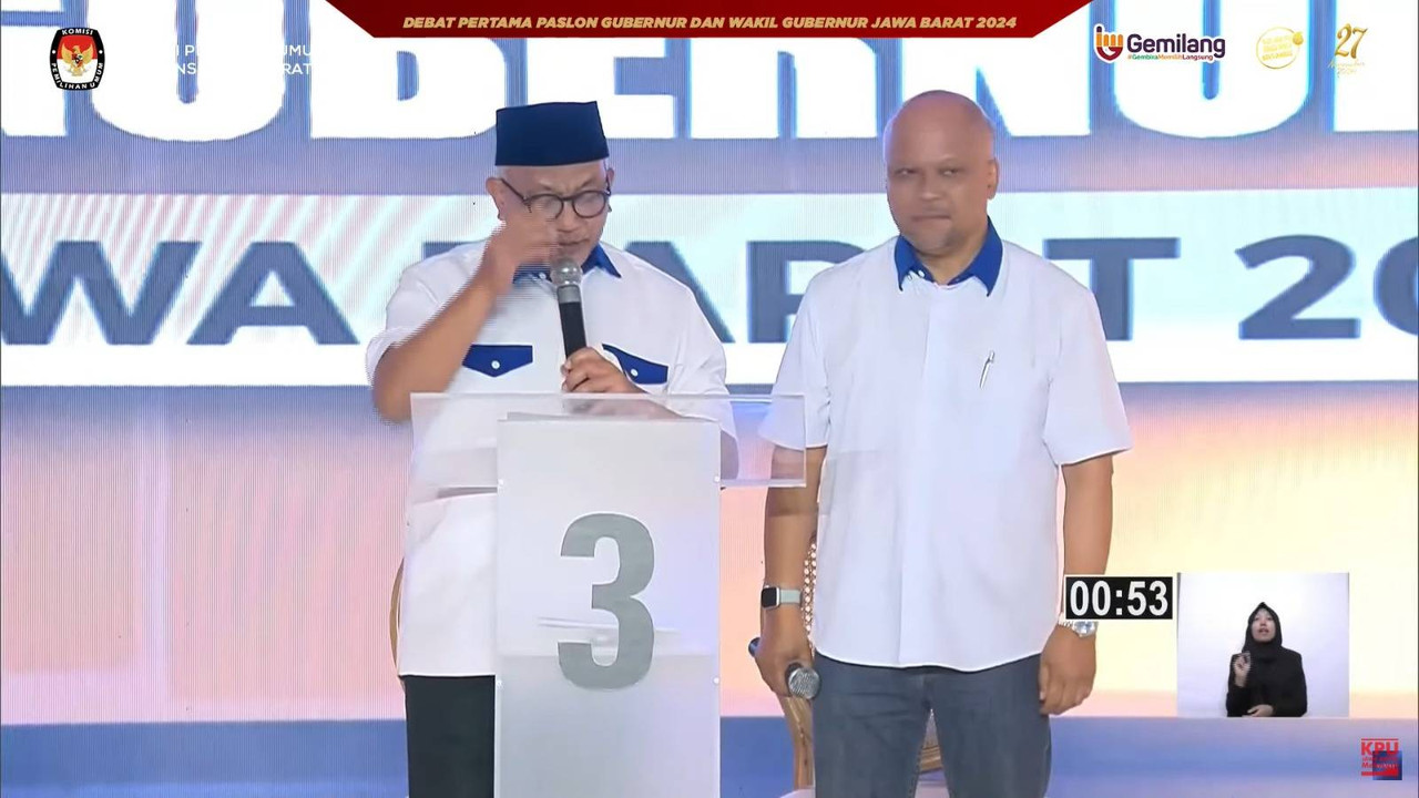 Debat Pilgub Jabar 2024