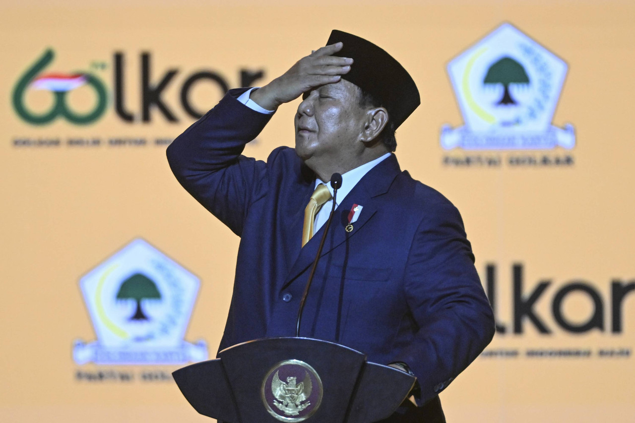 HUT Golkar ke-60 - Prabowo Subianto 