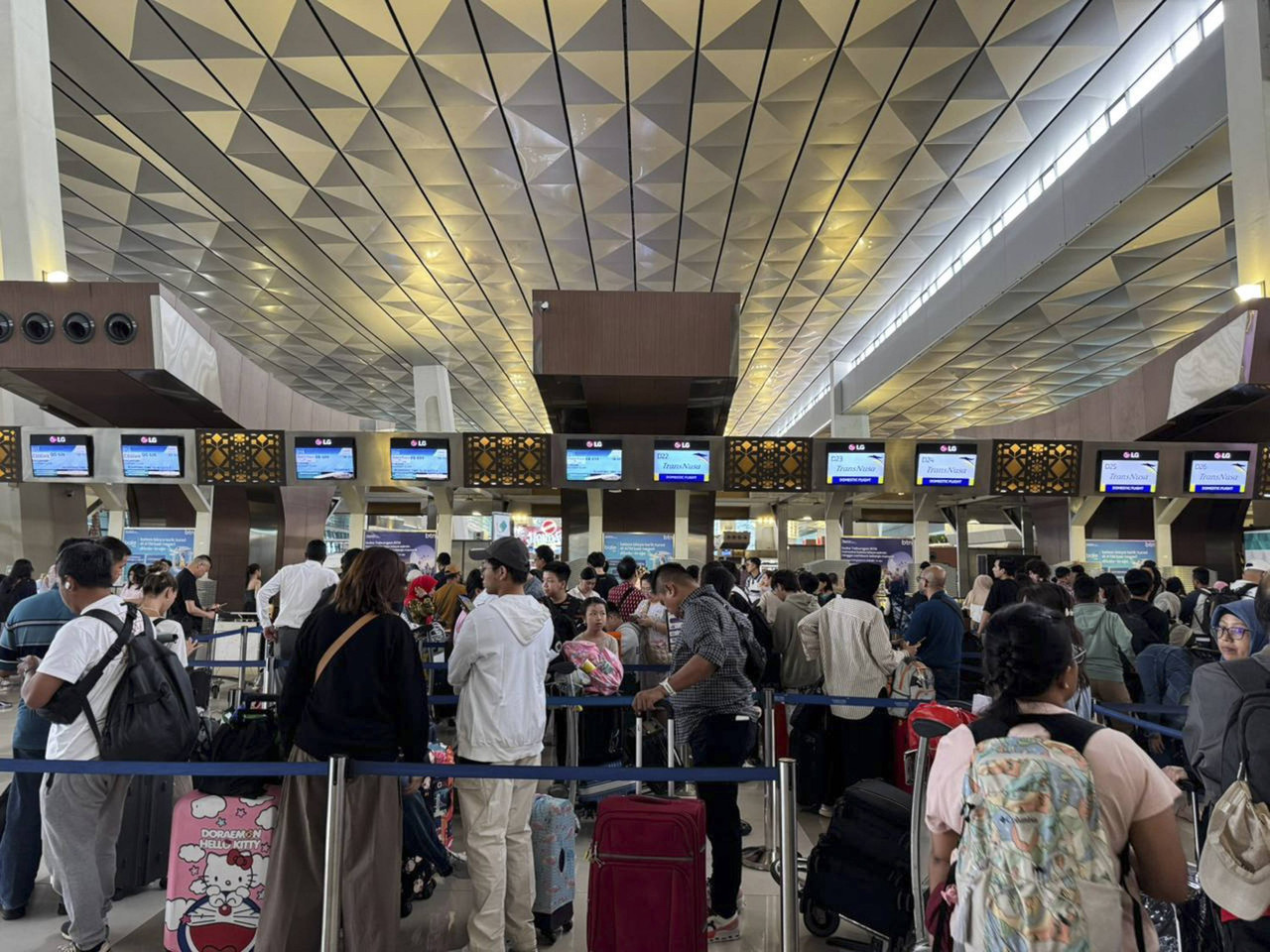 Suasana di Terminal 3 Bandara Soekarno-Hatta