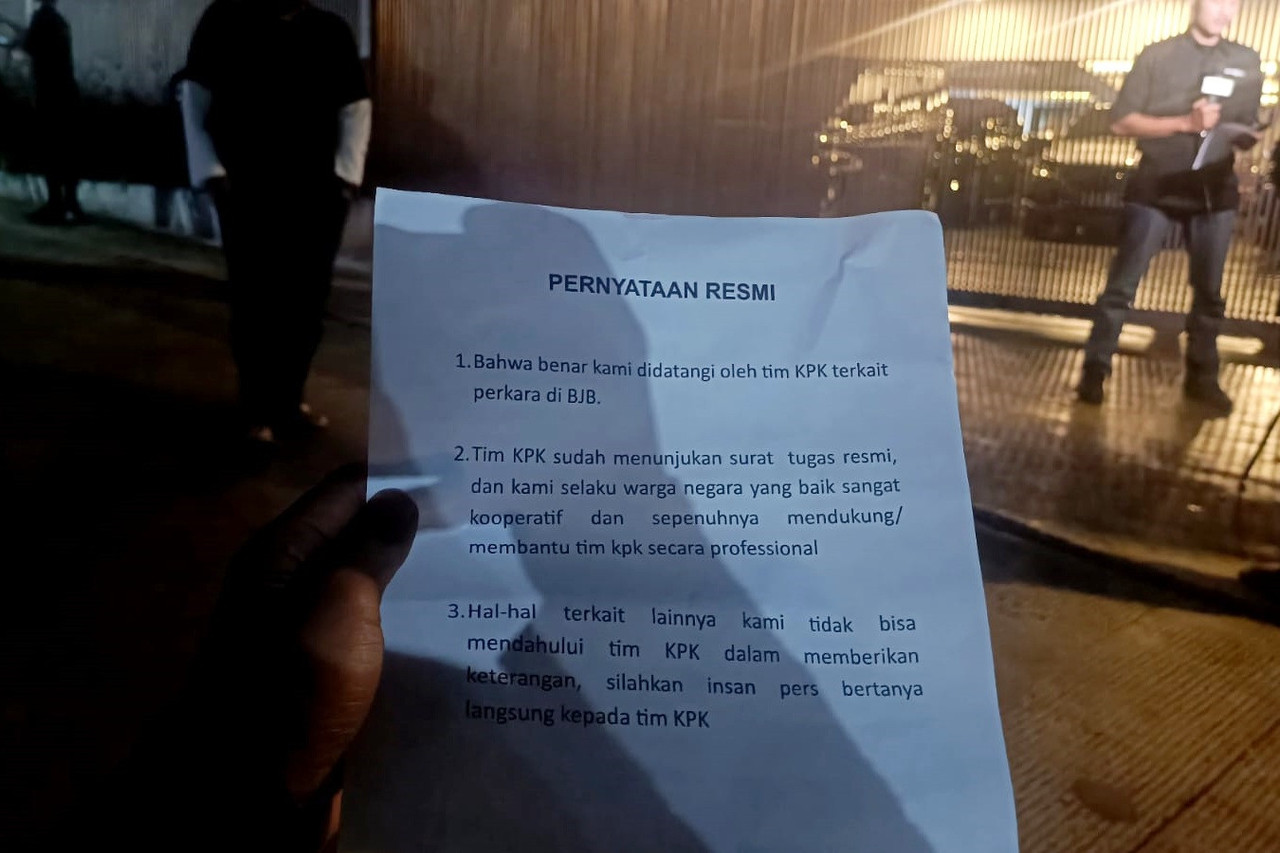 Pernyataan resmi Ridwan Kamil terkait penggeledahan KPK