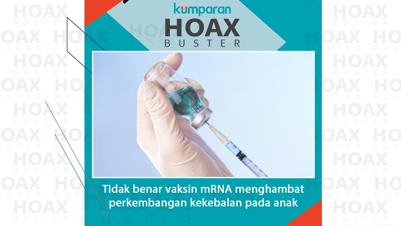 Hoaxbuster-vaksin mRNA menghambat perkembangan kekebalan