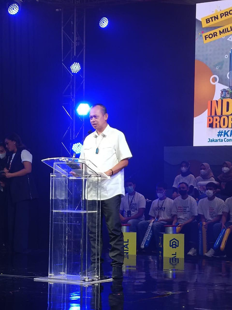 Dirjen Perumahan PUPR Iwan Suprijanto membuka BTN Properti Expo, Minggu (15/5). Foto: Muhammad Darisman/kumparan