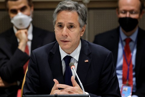 Antony Blinken, Menlu AS di Pertemuan PBB. Foto: Eduardo Munoz/REUTERS