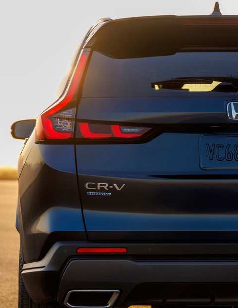 Teaser dari Honda CR-V generasi terbaru dengan teknologi hybrid. Foto: Honda