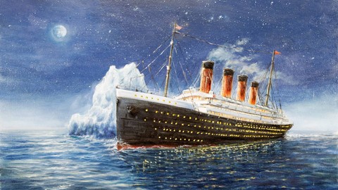 Ilustrasi Kapal Norwegian Sun menabrak es bak di film Titanic. Foto: Boyan Dimitrov/Shutterstock