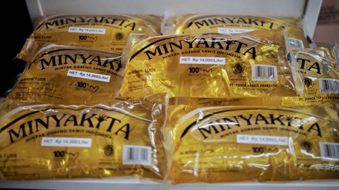 Produk minyak goreng Minyakita. Foto: Jamal Ramadhan/kumparan