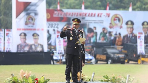Kapolda Sumut Irjen Pol Panca Putra di acara HUT Bhayangkara Polda Sumut. Foto: Dok. Istimewa