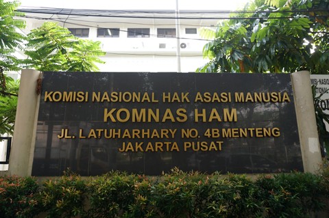 Suasana di Komnas HAM, Jakarta, Selasa (26/7/2022) pagi. Foto: Jamal Ramadhan/kumparan