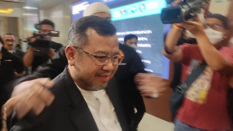 Eks Presiden ACT Ahyudin penuhi panggilan penyidik Bareskrim, Jumat (29/7). Foto: Jonathan Devin/kumparan