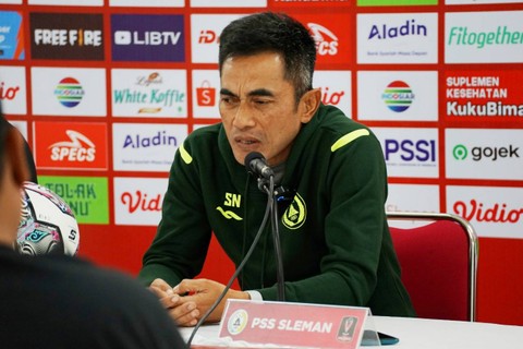 Pelatih PSS Sleman, Seto Nurdiantoro. Foto: Situs web resmi Liga Indonesia Baru