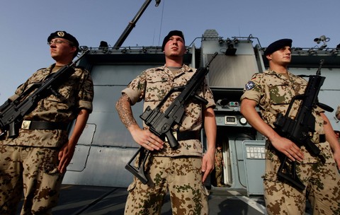 Ilustrasi Marinir Jerman. Foto: Sean Gallup/Getty Images