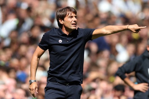 Manajer Tottenham Hotspur Antonio Conte saat pertandingan Tottenham Hotspur vs Wolverhampton Wanderers di Stadion Tottenham Hotspur, London, Inggris, Sabtu (20/8/2022). Foto: Action Images via Reuters/Matthew Childs