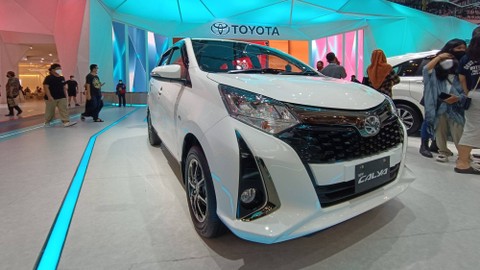 Toyota Calya di GIIAS 2022. Foto: Rizki Fajar Novanto/kumparan