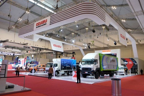Booth Isuzu di GIIAS 2022. Foto: dok. Isuzu Astra Motor