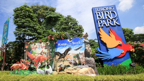 Jurong Bird Park di Singapura. Foto: akekalak.phatchaitong/Shutterstock