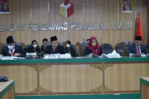Sidang Gugatan Parpol Terhadap KPU di Bawaslu RI Foto: Dok. Humas Bawaslu RI