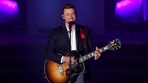Justin Timberlake tampil di atas panggung selama Gala Songwriters Hall Of Fame 2019 di The New York Marriott Marquis di New York City, pada 13 Juni 2019. Foto: Angela Weiss/AFP