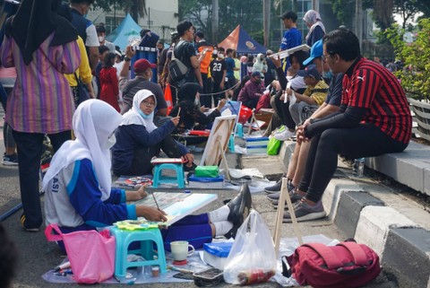 Aksi Tolak RKUHP di CFD Bundaran HI Dibubarkan Paksa, Polisi Beri Penjelasan (3)