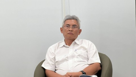 Dirjen Bina Marga, Hedy Rahadian saat jumpa pers di Kementerian PUPR, Jakarta Selatan, Senin (19/9). Foto: Jonathan Devin/kumparan