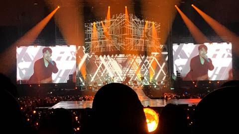 Konser SEVENTEEN World Tour : Be The Sun di ICE BSD, Tangerang Selatan, Minggu (25/9/022). Foto: Mutiara Oktaviana/kumparan