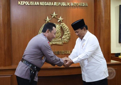 Prabowo Temui Kapolri, Bahas Apa? (2)