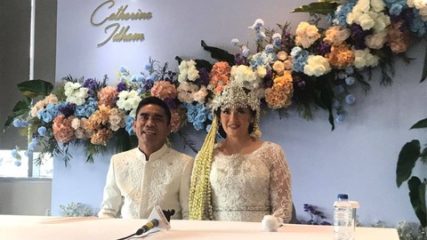 Catherine Wilson menikah dengan Idham Mase. Foto: Mutiara Oktaviana/kumparan