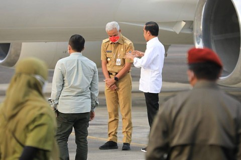 Jokowi dan Ganjar di Jateng Foto: Dok. Humas Pemprov Jateng