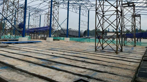 Suasana di kawasan Landfill Mining dan RDF Plant di TPST Bantargebang, Senin (10/10/2022) Foto: Haya Syahira/kumparan