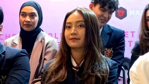 Natasha Wilona di konferensi pers Skaya and The Big Bos. Foto: Dok. Istimewa