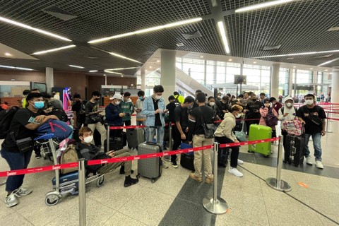 KBRI Phnom Penh dan Direktorat Pelindungan WNI Kementerian Luar Negeri memulangkan 52  pekerja migran Indonesia dari Kamboja pada Minggu (23/10/2022). Foto: Dok. KBRI Phnom Penh